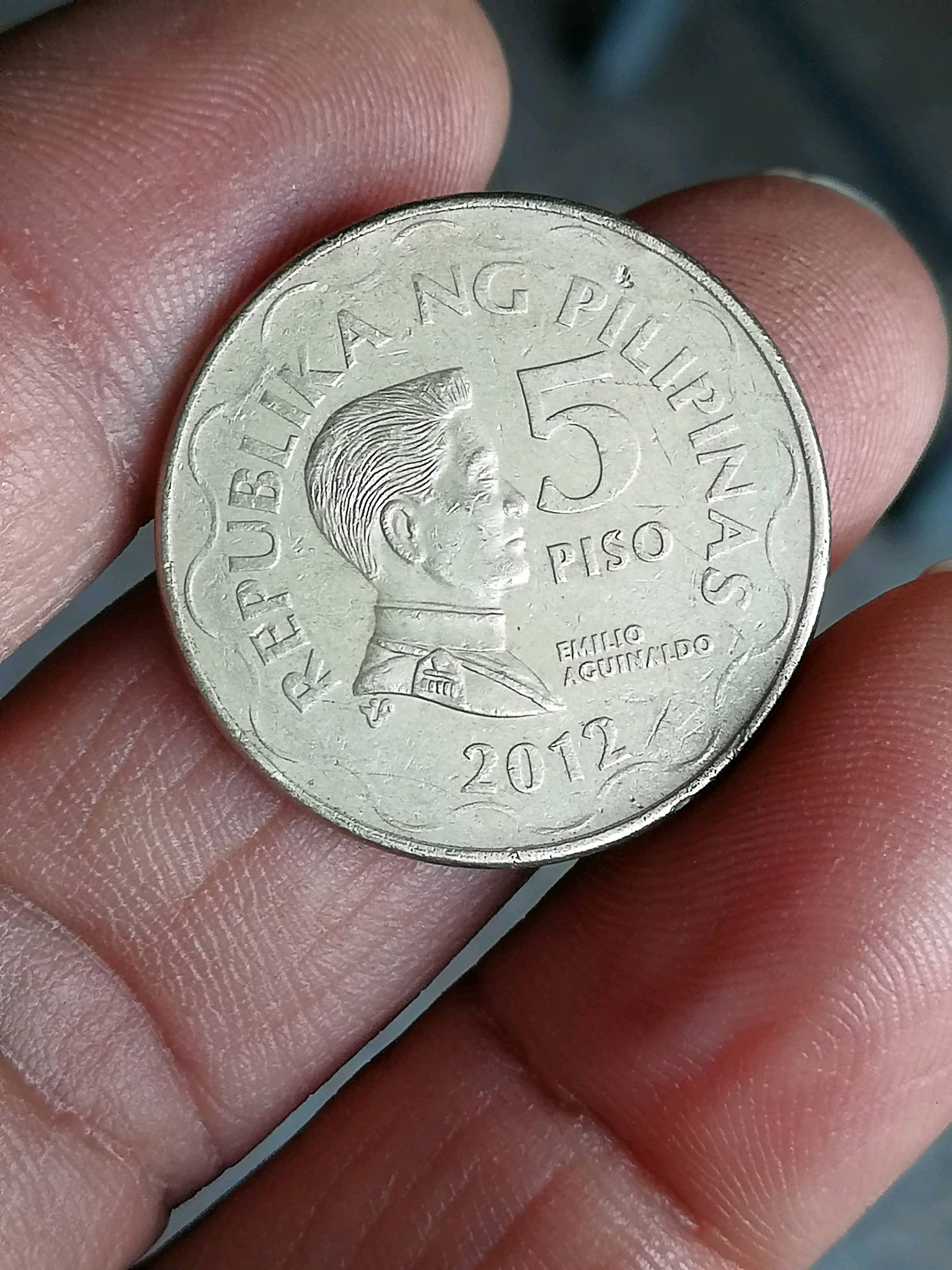 流通好品,外币,菲律宾5比索硬币,低价出售,年份品