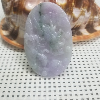 拍品名称货天然翡翠,云中龙牌拍品尺寸高6