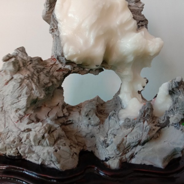 灵璧白灵石摆件灵璧白灵石一级灵灵璧白灵