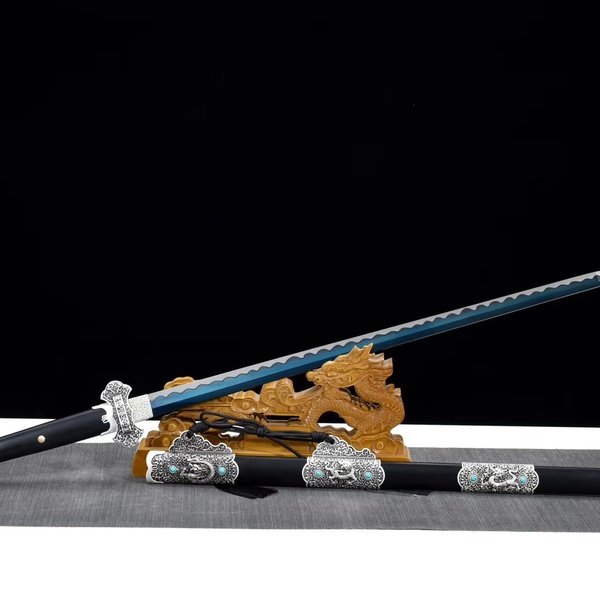 龙泉宝剑唐刀九龙唐刀尺寸全长102仞长7