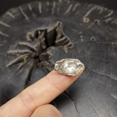 明代瓜子银官锭很少见的明代瓜子银开门老包入公