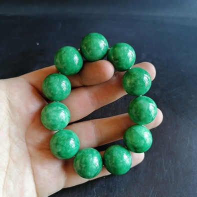 干青手串,颜色漂亮,手感温润,收藏级,规格2.