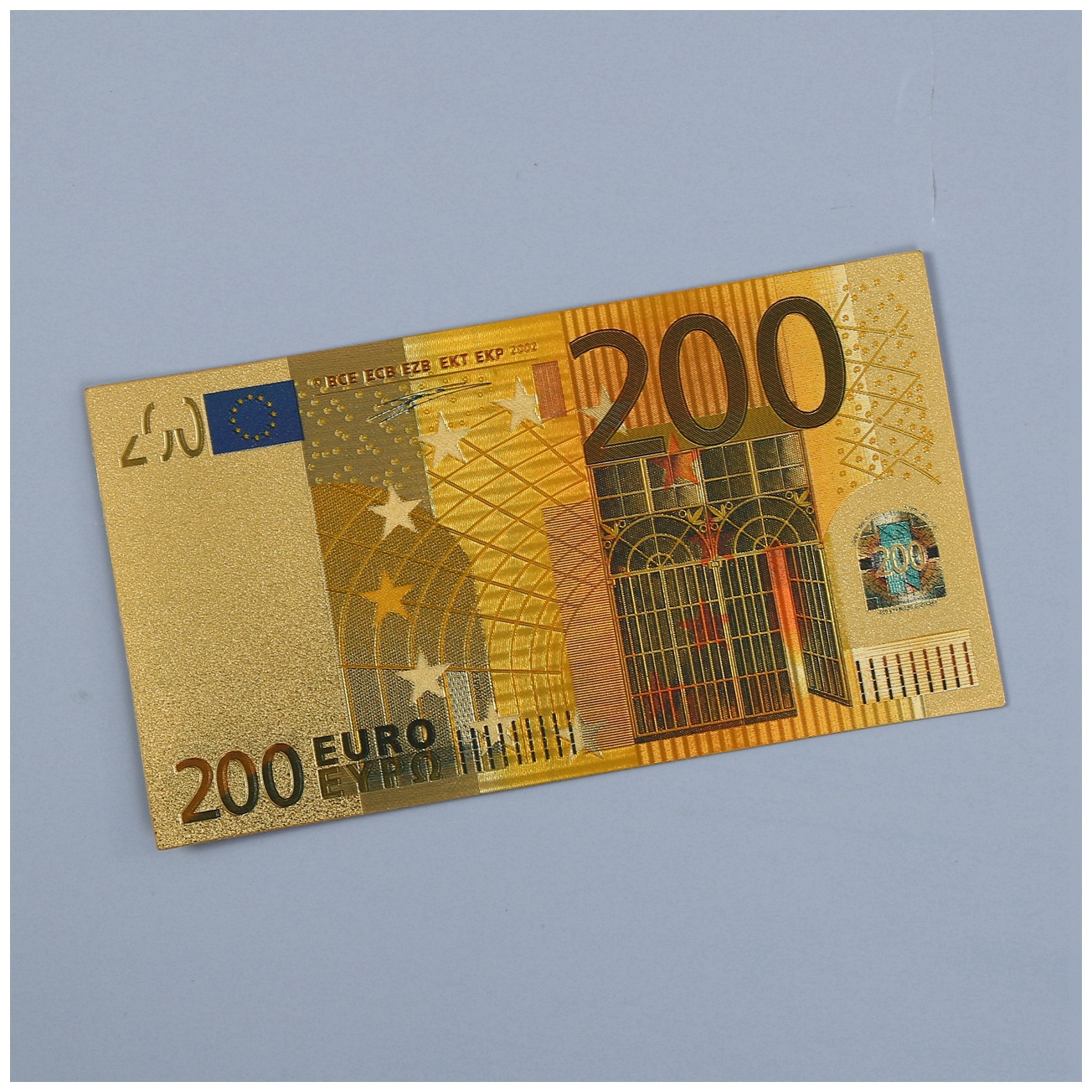欧元金箔纪念钞全套七张喜欢的拍