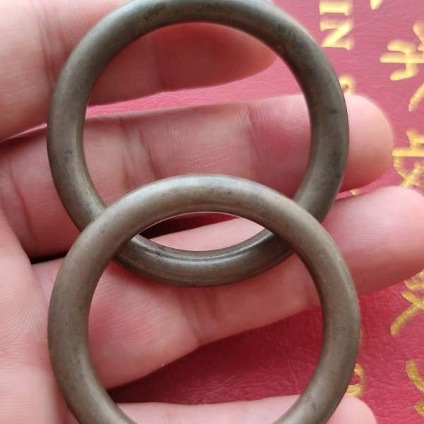 袈裟环,铜环一对