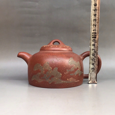 紫砂壶n品茗鼓墩壶n底款范恩章n材质