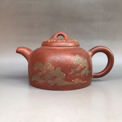 紫砂壶n品茗鼓墩壶n底款范恩章n材质