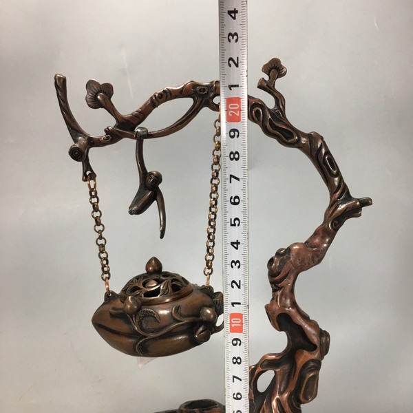 铜器,铜吊香炉2215厘米650克左右