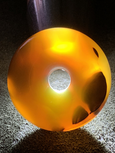 精美高玉化巴西玛瑙平安扣一个,点击头像,还有更多宝