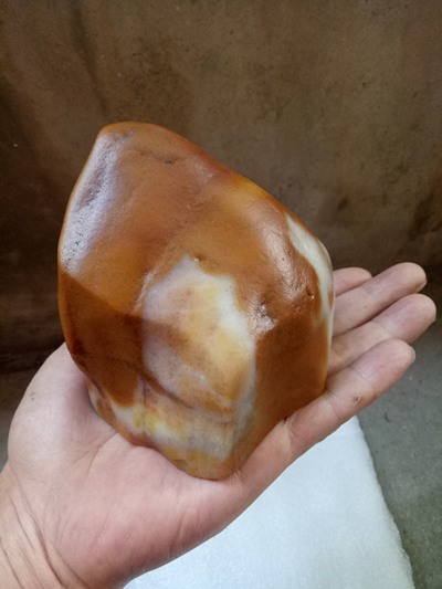 16斤新疆哈密金丝玉彩玉原石n817克新疆