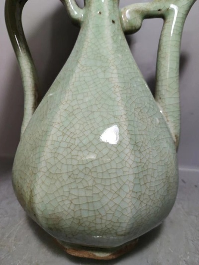 宋代龙泉窑执壶一把釉色肥润包浆油润编号306