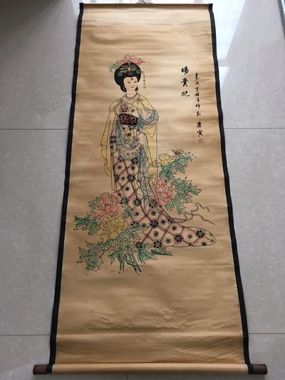 唐寅杨贵妃尺寸1546价格及鉴定真假-私藏天下