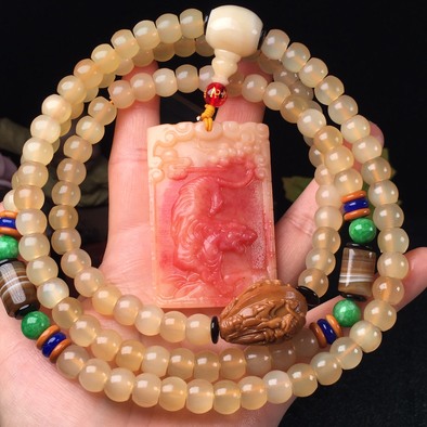 羚羊角项链规格79苹果珠精价格及鉴定真假 - 私藏天下