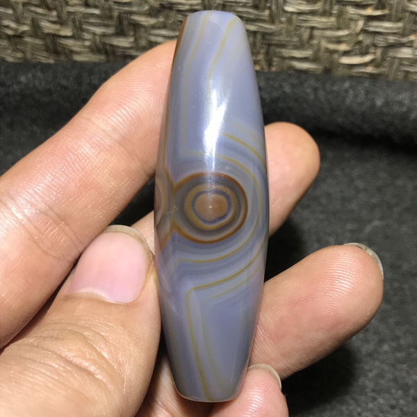 精美高玉化巴西玛瑙天眼大桶珠一颗点击头像还有更