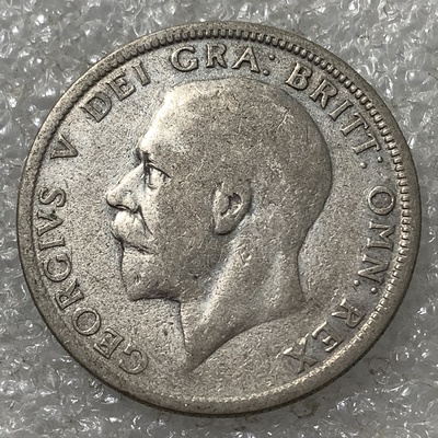 英国乔治五世2先令银币,重11g,原味非常漂亮,喜