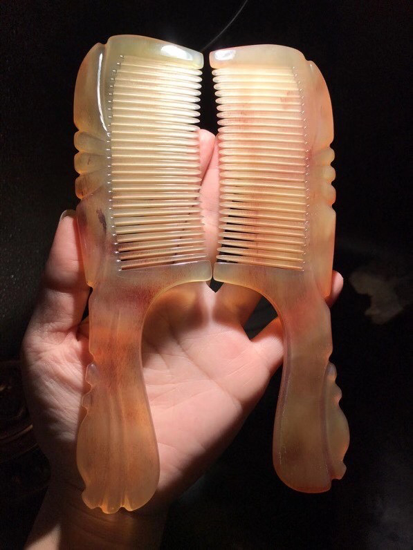品名羚羊角梳子材质羚羊角规格