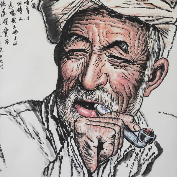 中堂陕北老人尺寸11773厘米