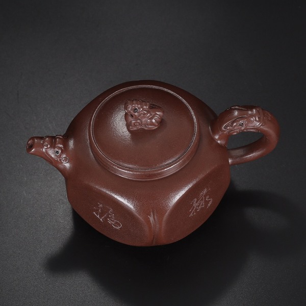 珍藏精品紫砂壶品名福禄寿喜尺寸159