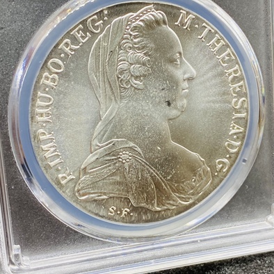 产品介绍1780年原光奥匈帝国银币一枚原光银