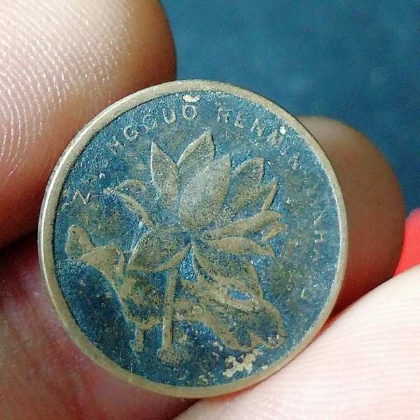 2009年荷花5角五角精品包浆品相看图自定多拍