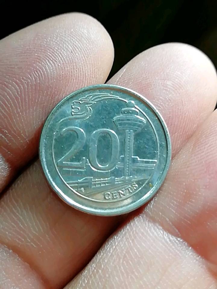 新版新加坡20分硬币随机发货多拍合邮满30o