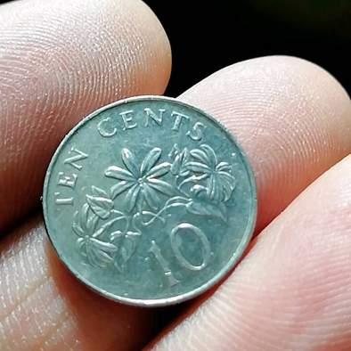 新加坡10分硬币,随机发货,多拍合邮,满30元包