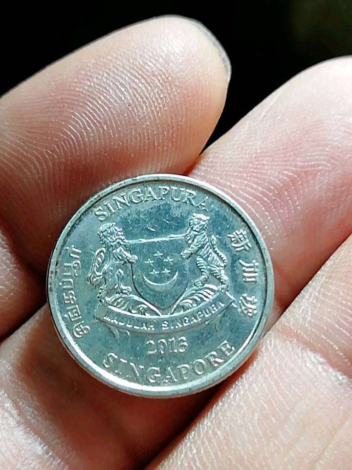 新版新加坡20分硬币随机发货多拍合邮满30o