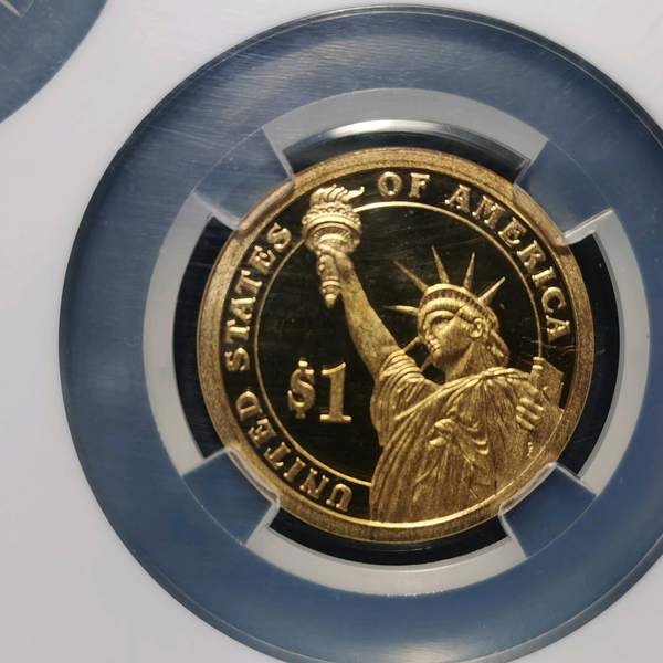 2010年美国总统纪念精制硬币四枚,13.14.