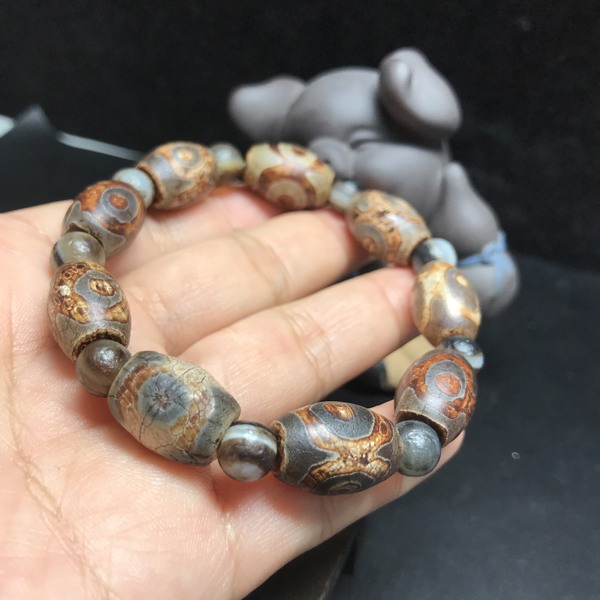 24佛教七宝天然玛瑙手链精品手串爱藏保真出品