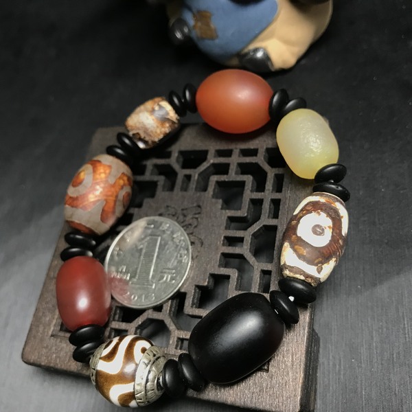 16佛教七宝天然玛瑙手链精品手串爱藏官方出品