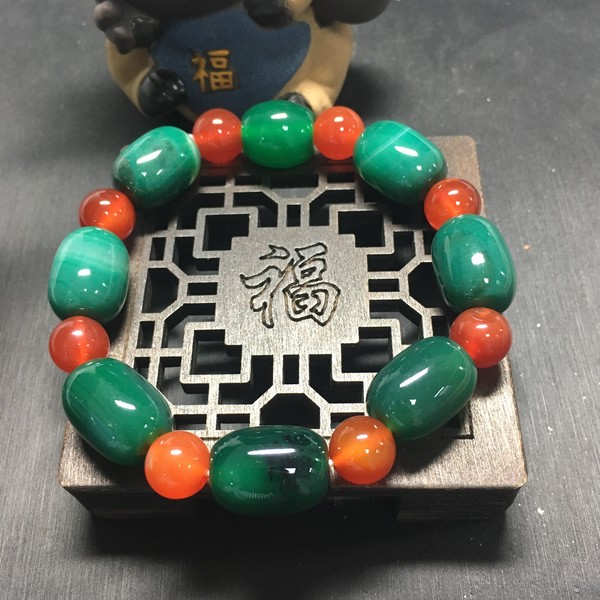 26精品佛教七宝天然玛瑙手链爱藏保真出品保真保