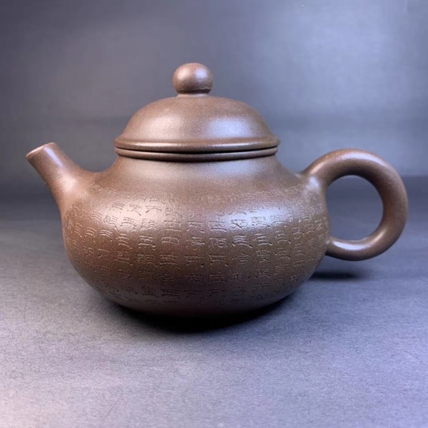 宜兴紫砂原矿紫砂民间艺人制石雪壶尺寸