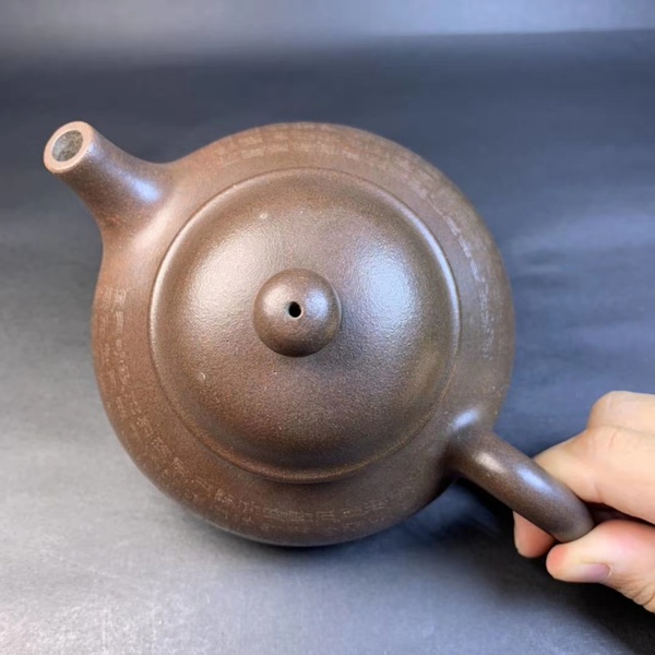 宜兴紫砂原矿紫砂民间艺人制石雪壶尺寸