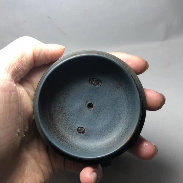 名家葛明祥制原矿紫砂壶尺寸155