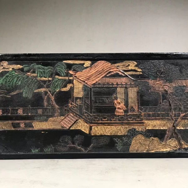 正宗徽州老墨磨思才斗画王儿尺寸223