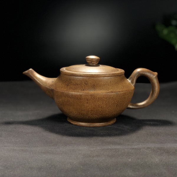 宜兴紫砂壶惠逸公制段泥壶孔位独孔尺寸