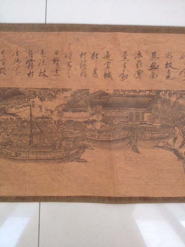 《清明上河图》 装饰房间 引导孩子爱上书画 该画长