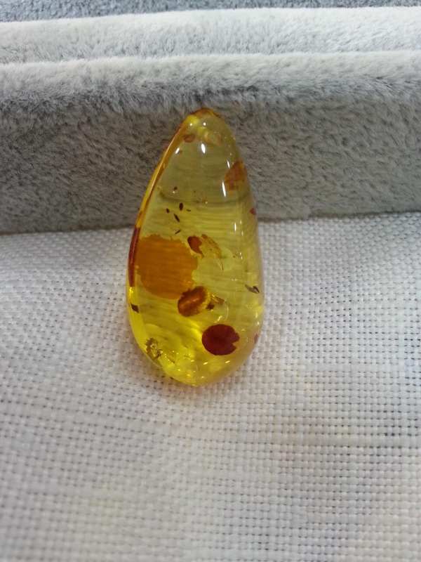 纯天然波罗的海琥珀花珀吊坠细节如图附鉴定证