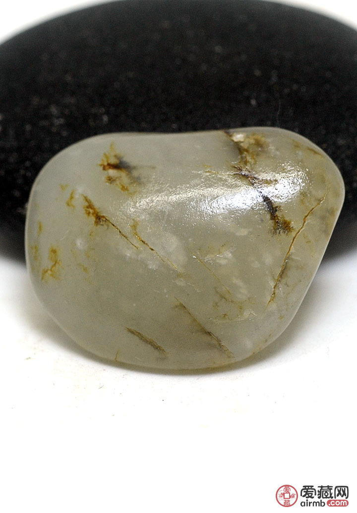 和田白玉籽料原石天然洒金皮皮 玉质熟糯 -价格10元-爱藏拍卖-爱藏网