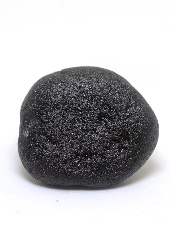 超细微孔光透精品玻璃陨石201g货号1