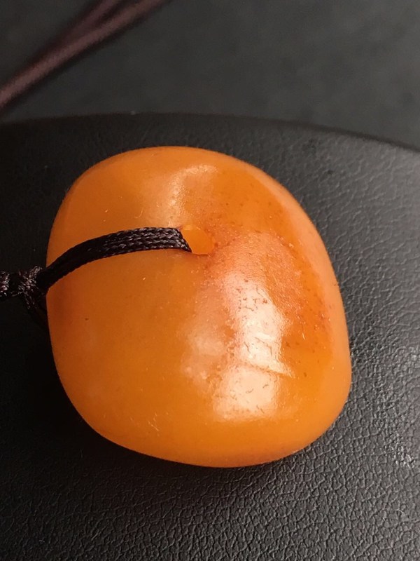 纯天然原矿古董老蜜蜡吊坠老饼平安扣年代大年份