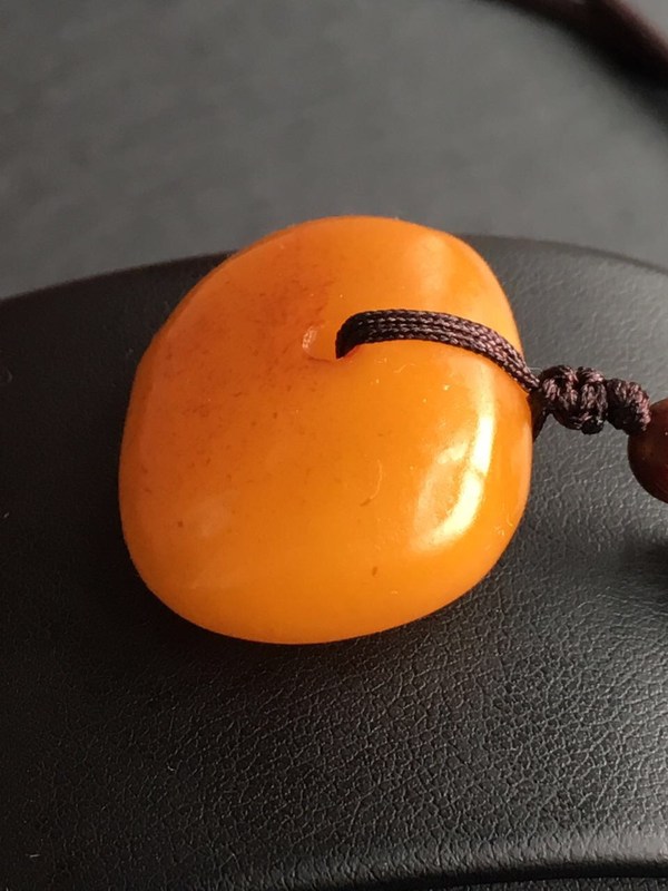 纯天然原矿古董老蜜蜡吊坠老饼平安扣年代大年份