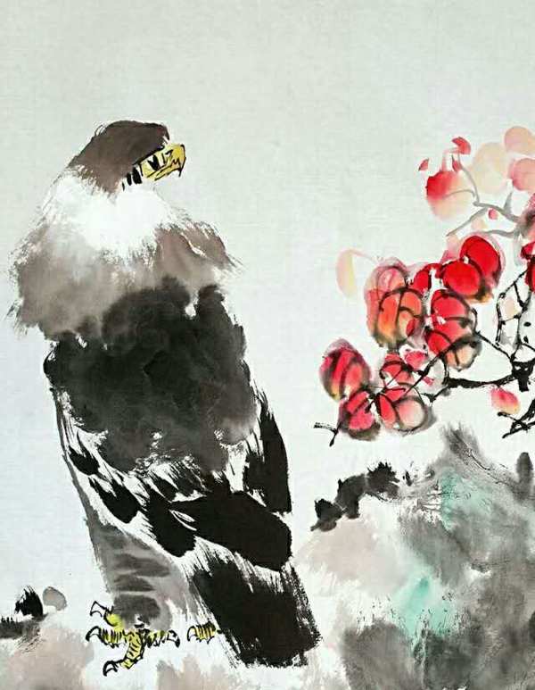 0000起拍汉唐2m1525著名画家张松国画