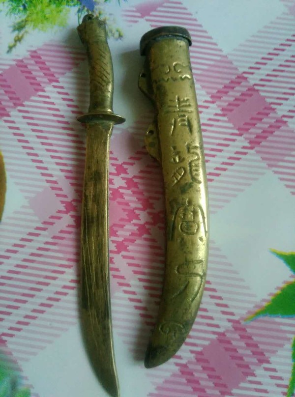 青龙刀老货实拍图