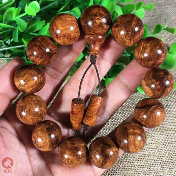 海南黄花梨极品瘤疤手串规格2.0真假_图片_价格_评级-工艺作品-爱藏网