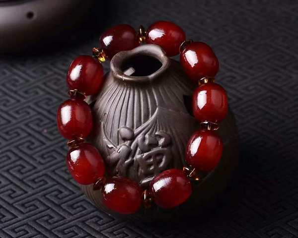 16x18mm左右老羚羊角桶珠手串羚羊角可以散热