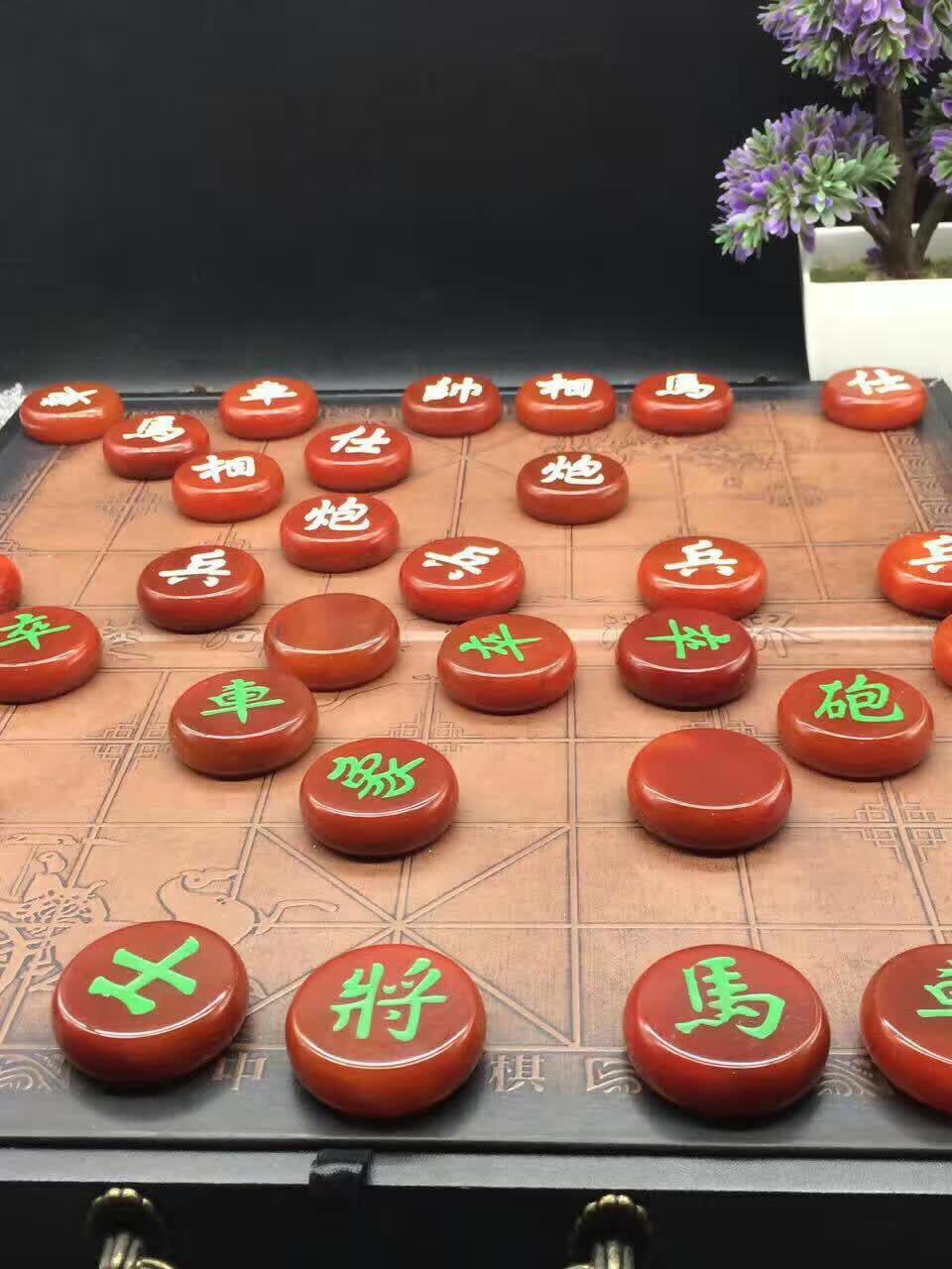 玛瑙象棋价格图片图片