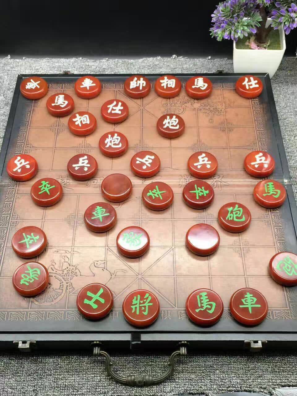 玛瑙象棋价格图片图片