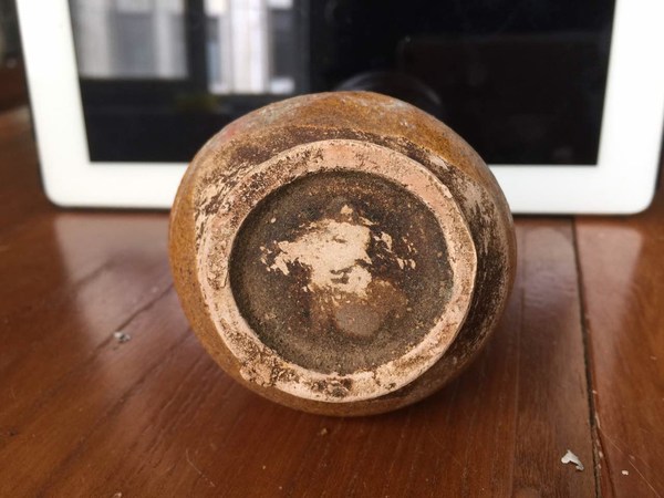 古瓷老瓷辽三彩辽黄鸡冠壶