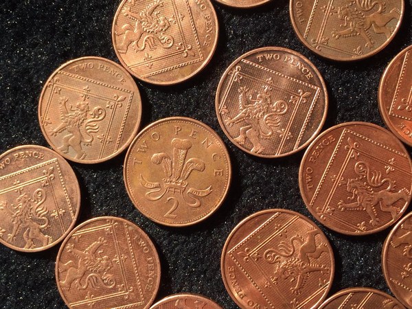 0拍英镑2便士铜币20枚极轻微流通好品有多