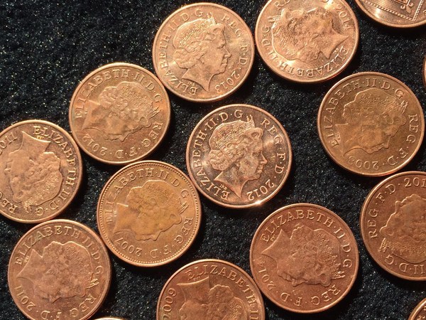 0拍英镑2便士铜币20枚极轻微流通好品有多